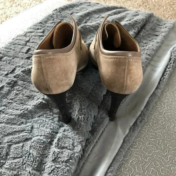 Franco Sarto Sabelle Ankle Stiletto Suede Booties - Picture 6 of 12